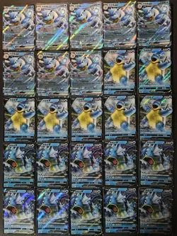 Pokemon S.Chinese Card Blastoise Gyarados V Holo Rare Battle Cards Lot*25 JL89 - Image 1
