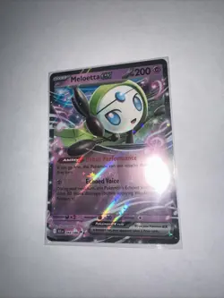 Pokemon TCG Meloetta EX Black Bolt Double Rare Holo Card 044/086 - Image 2