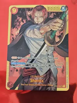 OP01-120 Shanks SEC - One Piece TCG English Card Near-Mint Secret Rare - Image 1