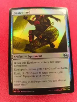 Skateboard - Foil Teenage Mutant Ninja Turtles NM MTG - Image 1