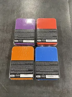 Magic The Gathering TEENAGE MUTANT NINJA TURTLES Tins SET OF 4- ALL 4 Turtles - Image 2