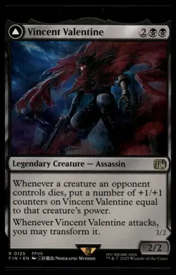 Vincent Valentine #125 Final Fantasy Non Foil - Image 1