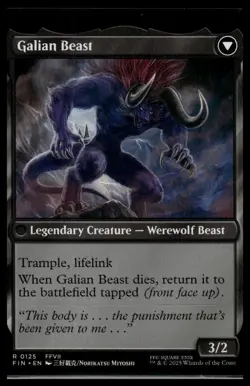 Vincent Valentine #125 Final Fantasy Non Foil - Image 2