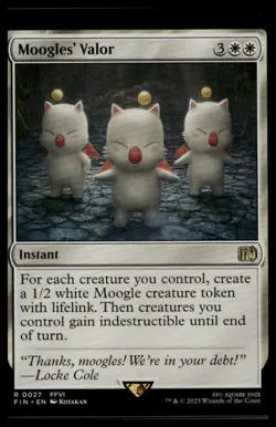 Moogles' Valor #27 Final Fantasy Non Foil - Image 1