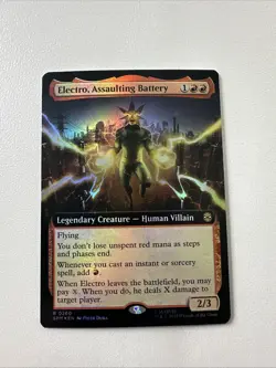 Electro, Assaulting Battery (Extended Art) Marvel's Spider-Man Foil - Image 1