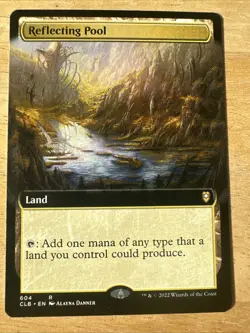 Reflecting Pool - Extended Art - NM MTG CLB - Battle for Baldur's Gate 604 Rare - Image 1