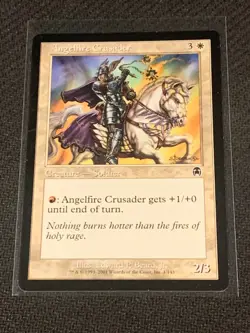 Magic the Gathering Apocalypse Angelfire Crusader - Image 1