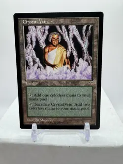 Crystal Vein - LP #325 Mirage Uncommon Land Regular Morrissey 1996 MTG - Image 1