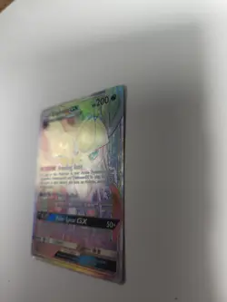 Pokemon Glaceon GX Ultra Rare Full Art Holo Card Sun & Moon Ultra Prism - Image 3