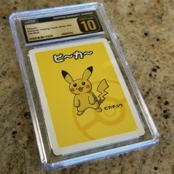 2019 Pikachu Old Maid Japanese Pokemon Card CGC Pristine 10 red back - Image 3