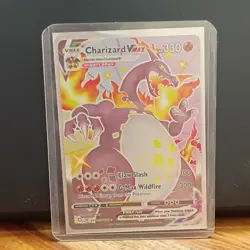 Pokemon Charizard VMAX SV107/SV122 Shining Fates Shiny Vault Full Art Holo Rare - Image 1