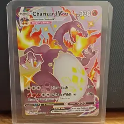 Pokemon Charizard VMAX SV107/SV122 Shining Fates Shiny Vault Full Art Holo Rare - Image 2