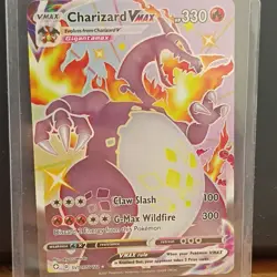 Pokemon Charizard VMAX SV107/SV122 Shining Fates Shiny Vault Full Art Holo Rare - Image 5