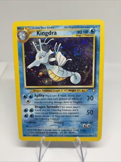 SWIRL - Pokemon Kingdra 8/111 NM Neo Genesis Unlimited Holo Rare - Image 2