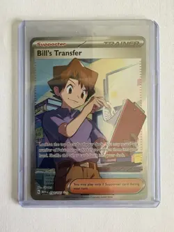Pokemon Bill's Transfer 194/165 Ultra Rare Holo Trainer SV: Scarlet & Violet 151 - Image 1