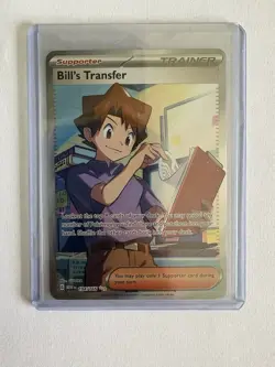 Pokemon Bill's Transfer 194/165 Ultra Rare Holo Trainer SV: Scarlet & Violet 151 - Image 2