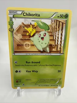 Chikorita RC1/RC32 Common Generations Pokemon Radiant Collection LP/NM - Image 1