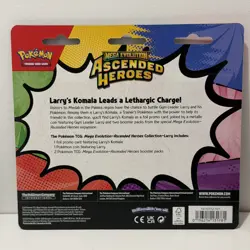 Pokemon Ascended Heroes Double Blister - Erikas Tangela & Larrys Komala SET OF 2 - Image 5