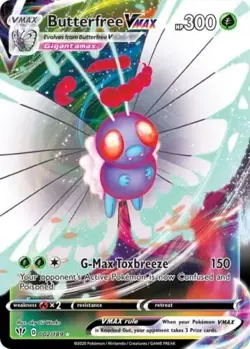 Butterfree Vmax Darkness Ablaze 002/189 Holo Ultra Rare Pokemon TCG - Image 1