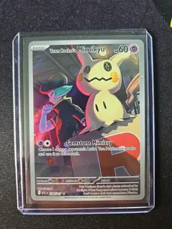 Team Rockets Mimikyu 238/217 Illustration Rare Ascended Heros Pokemon - Image 1