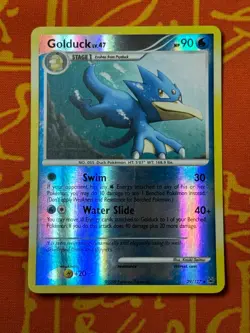 POKEMON TCG GOLDUCK 29/127 REVERSE HOLO RARE NEAR MINT PLATINUM - Image 1