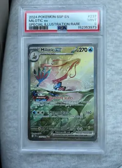 2024 POKEMON SSP EN MILOTIC EX SPECIAL ILLUSTRATION RARE PSA 9 - Image 1