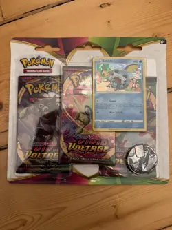 Pokemon Vivid Voltage Triple Blister Booster Packs SOBBLE Promo - Sealed - Image 1