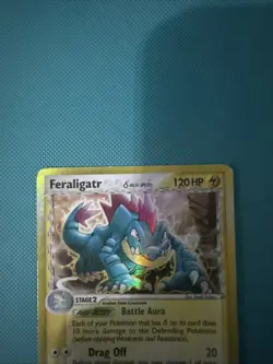 Pokemon TCG Feraligatr Holo Rare Dragon Frontiers 2/101 MP - Image 2
