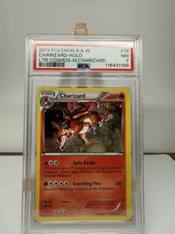 Pokemon Charizard 19/113 Legendary Treasures Cosmos Holo Rare 2013 PSA 7 - Image 1