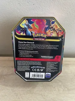 Pokemon TCG: Mega Charizard Y ex Tin - Factory Sealed - Image 2