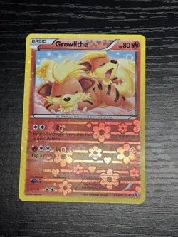 Pokemon TCG Growlithe Legendary Treasures RC4/RC25 Reverse Holo Uncommon 2013 - Image 1