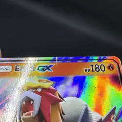Pokemon Entei gx 10/73 LP Full Art Ultra Rare Shining Legends - Image 3