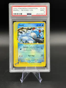 Maril 120/165 - Reverse Holo - Expedition - Pokemon - Psa 9 - Image 1