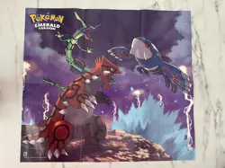 Pokemon Emerald Nintendo GBA Authentic Store Launch Poster 22 X 20 Reserved - Image 1