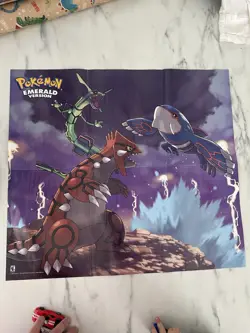 Pokemon Emerald Nintendo GBA Authentic Store Launch Poster 22 X 20 Reserved - Image 3