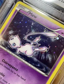 Pokemon Mew XY192 Black Star Promo Cosmos Holo GALAXY SWIRL RARE 🌀🌀 NM - Image 1
