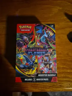 Pokemon TCG Mega Evolution Phantasmal Flames Booster Bundle New Sealed - Image 2