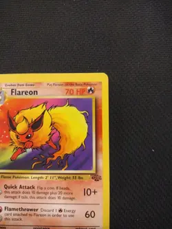 Pokemon TCG Flareon 19/64 Jungle 1st Edition Wotc 1999 - Image 3