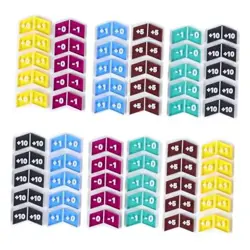 60Pcs Colorful MTG Buff Counter Tokens Magic 60pcs Stat Counters(colorful) - Image 1