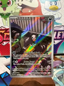 Houndour 204/197 Illustration Rare - Obsidian Flames - Pokemon TCG - SHIPS FAST - Image 1