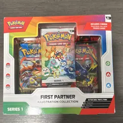 Pokemon First Partner Illustration Collection Series 1 Box Promo - Image 1