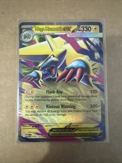 Pokemon Mega Magnetic Ex Double Rare Holo 050/132 Mega Evolution T - Image 1