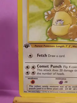 Pokemon TCG Kangaskhan 21/64 Jungle 1st Edition Regular Rare Lightly Played - Image 5