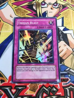 Trojan Blast cdip-en056 Unltd Ed (VLP) Super Rare Yu-Gi-Oh! - Image 1