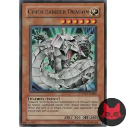 Yugioh Cyber Barrier Dragon DP04-EN002 Rare NM - Image 1