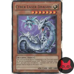 Yugioh Cyber Laser Dragon DP04-EN003 Rare HP - Image 1