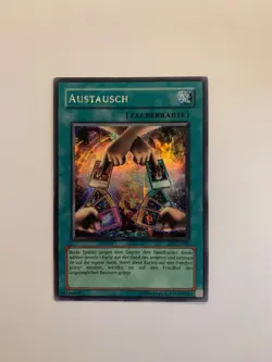 Yugioh Karte: Austausch (TSC-G001) - Secret Rare, Deutsch, Vintage - Image 4