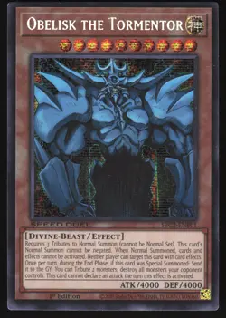 Obelisk Tormentor Slifer Sky Winged Dragon of Ra SBC2 Prismatic Secret Bundle 3 - Image 5