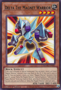 Delta The Magnet Warrior MZMU-EN085 1st ED Yu-Gi-Oh! - Image 1