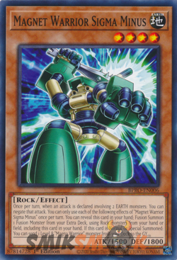 Magnet Warrior Sigma Minus BPRO-EN006 1st ED Yu-Gi-Oh! - Image 1